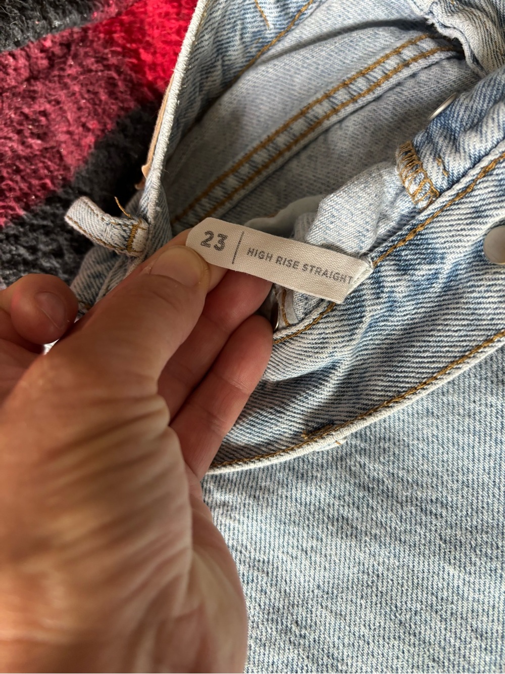 PacSun Light Wash High-Rise Straight Jeans